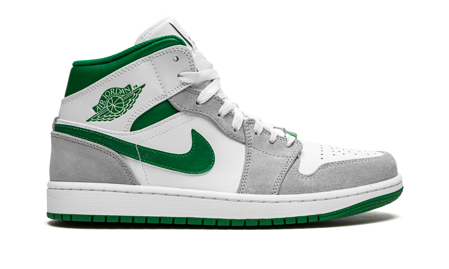 Air Jordan 1 Mid SE Grey / Pine Green / White DC7294 103