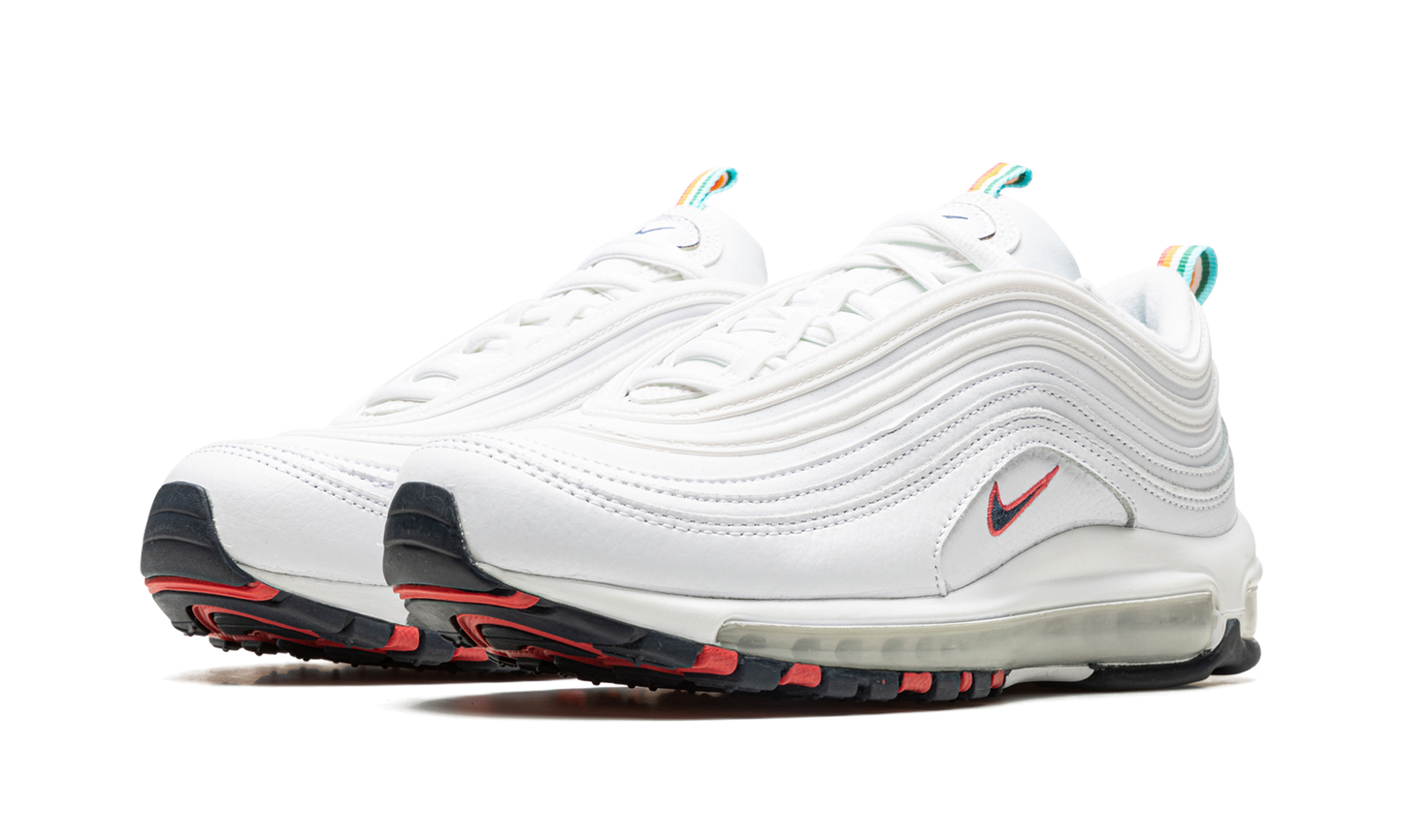 Nike AIR MAX 97 MNS WMNS "White / Multicolor" DH1592 100