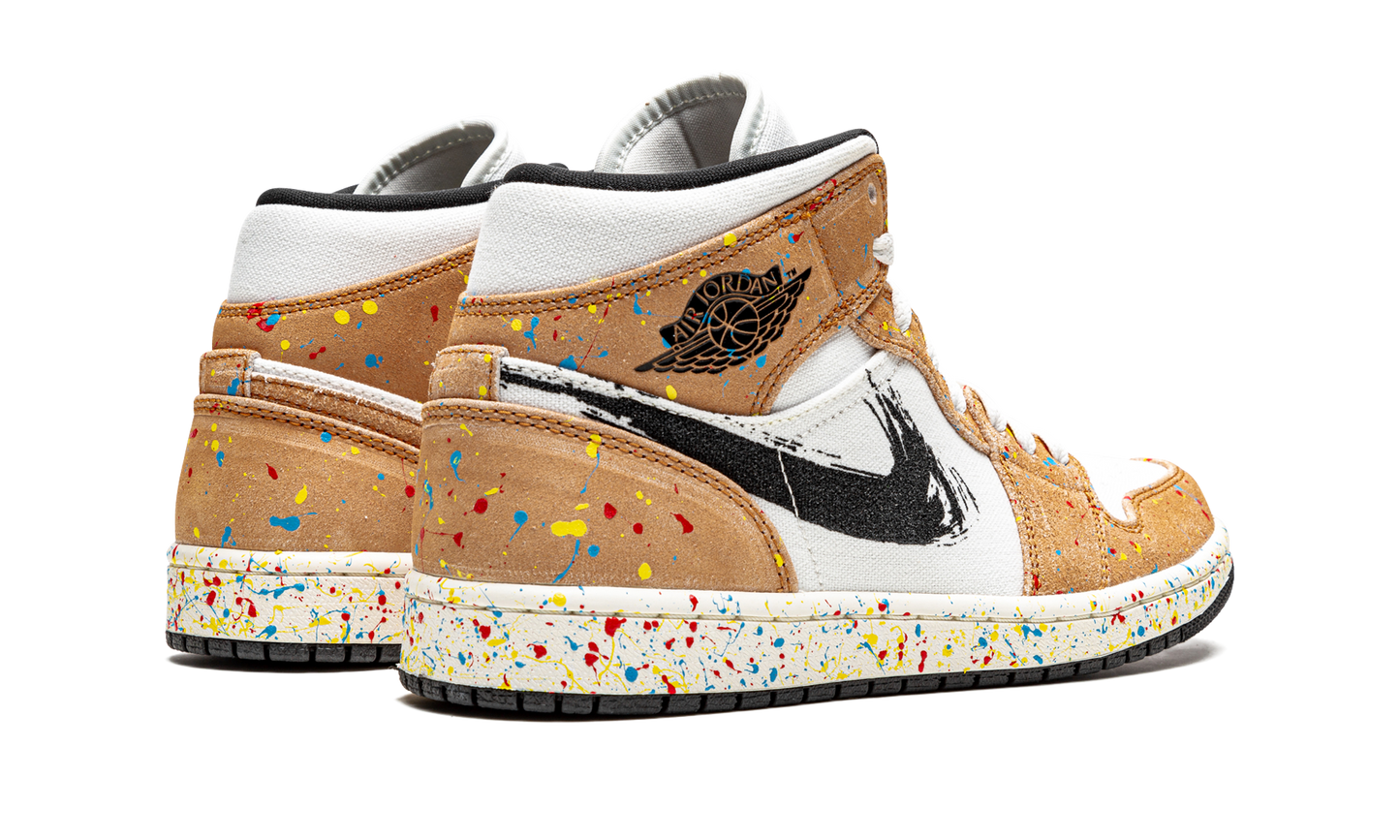 Air Jordan 1 Mid SE Brushstroke DA8005 100