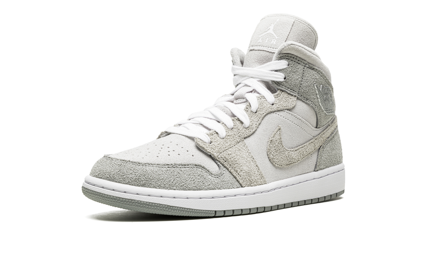 AIR JORDAN 1 MID SE WMNS Grey Fleece DO7139 002