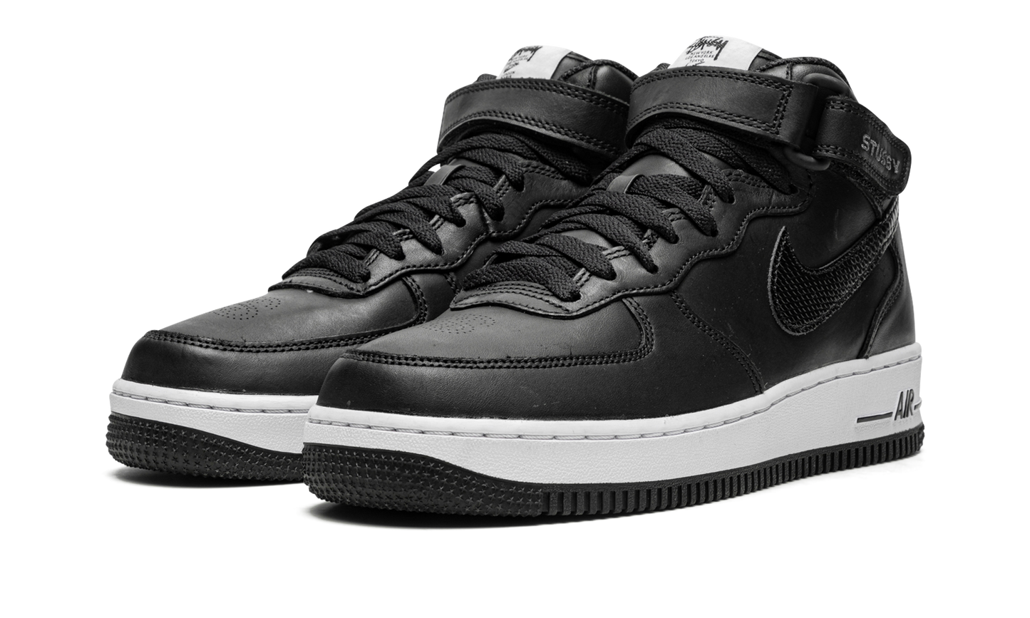 Nike Air Force 1 Mid "Stussy - Black" DJ7840 001