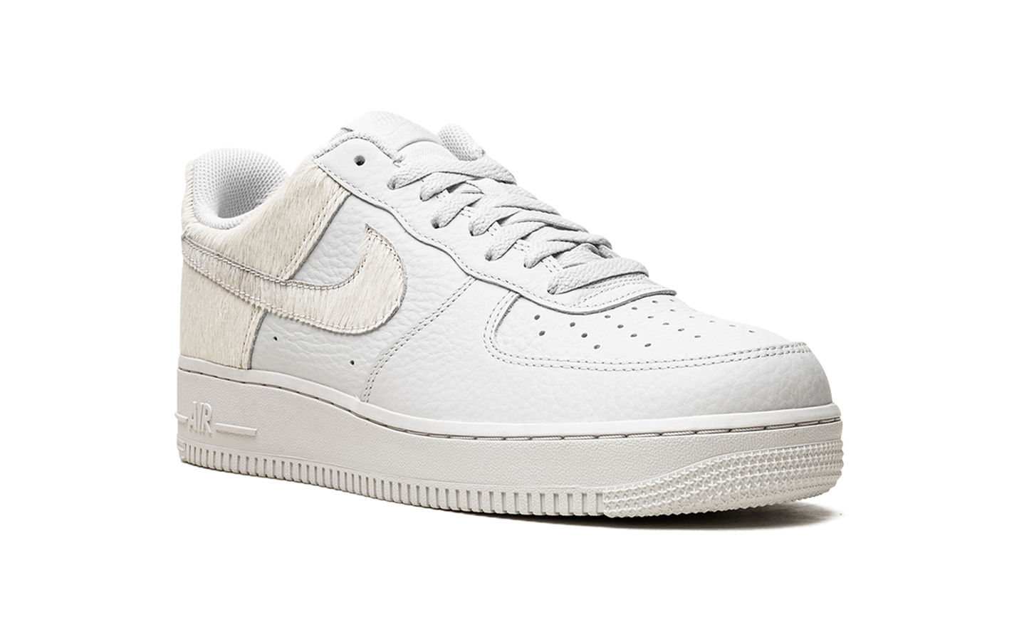 Nike AIr Force 1 "White Pony Hair Heel" DM9088 001