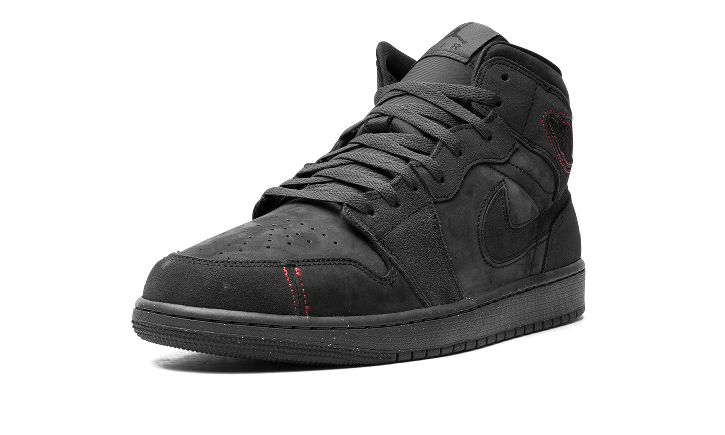 Air Jordan 1 Mid SE Craft Dark Smoke Red FD8634 001