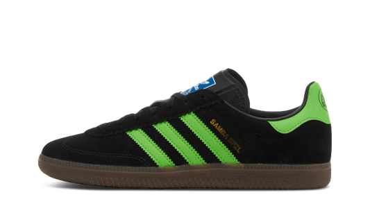 Adidas Samba Deco SPZL "Black / Lucid Lime" IF5738