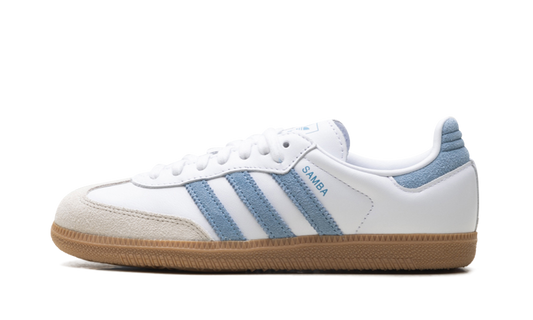 Adidas Samba OG WMNS "White / Ash Blue" JS1391