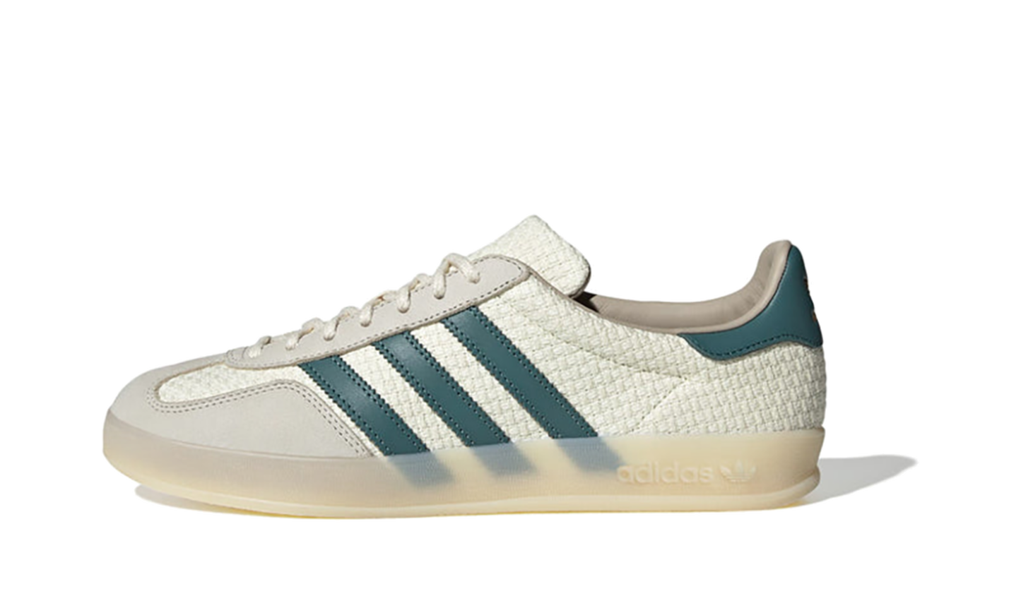 Adidas Gazelle Indoor "Cream White / Preloved Teal" JR3837