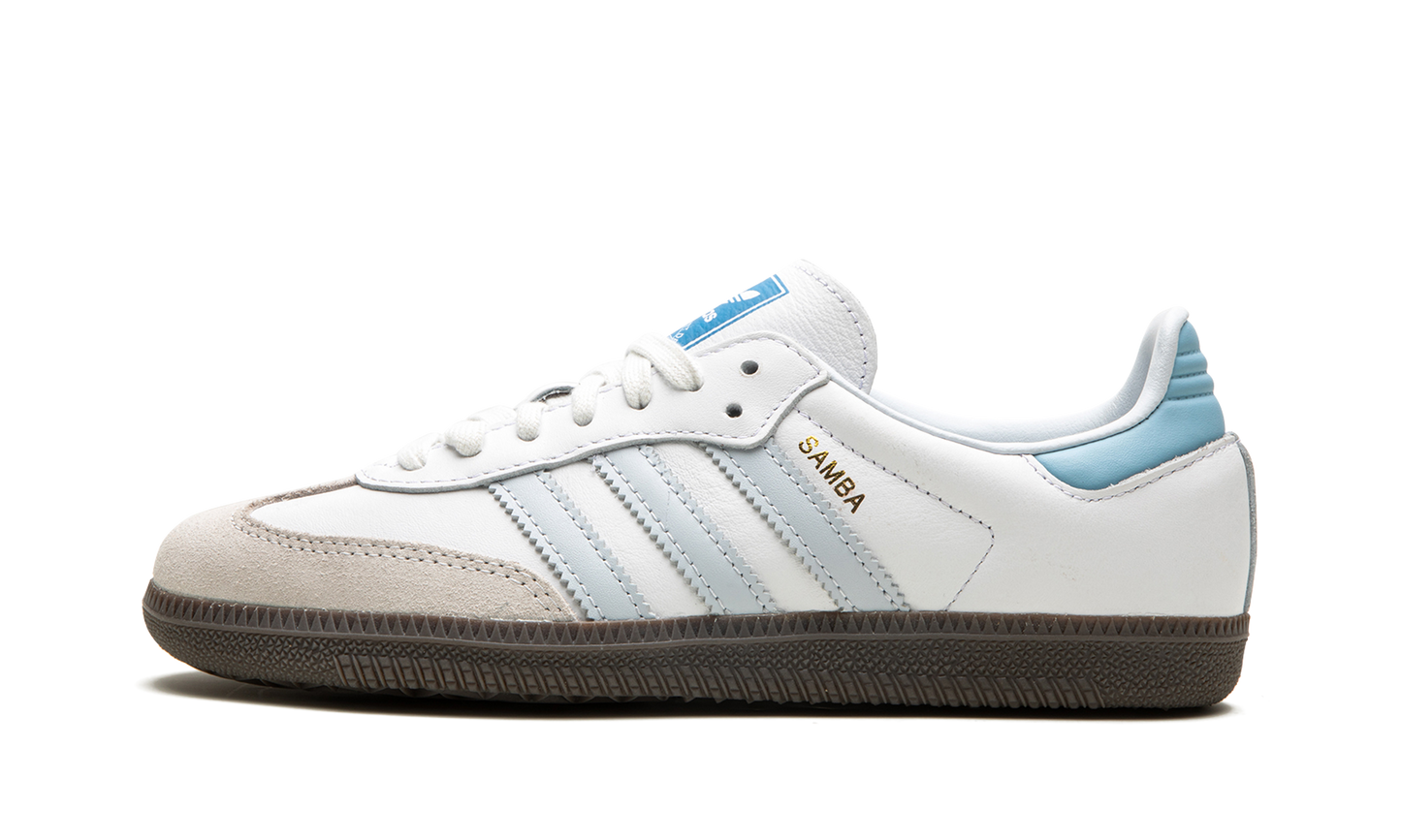 Adidas Samba OG "White / Halo Blue" ID2055