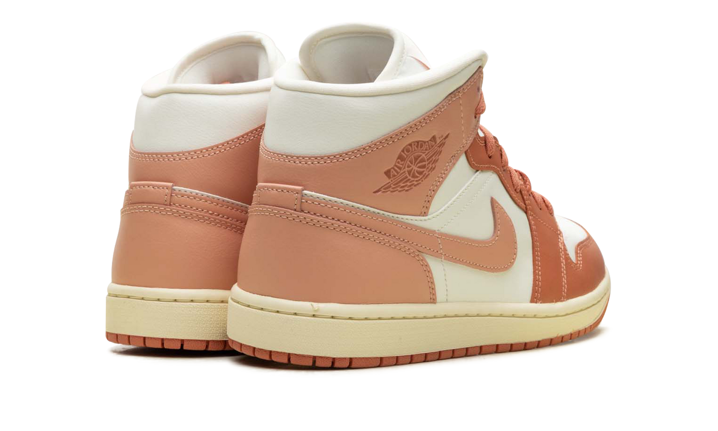 Air Jordan 1 Mid WMNS Madder Root BQ6472 180