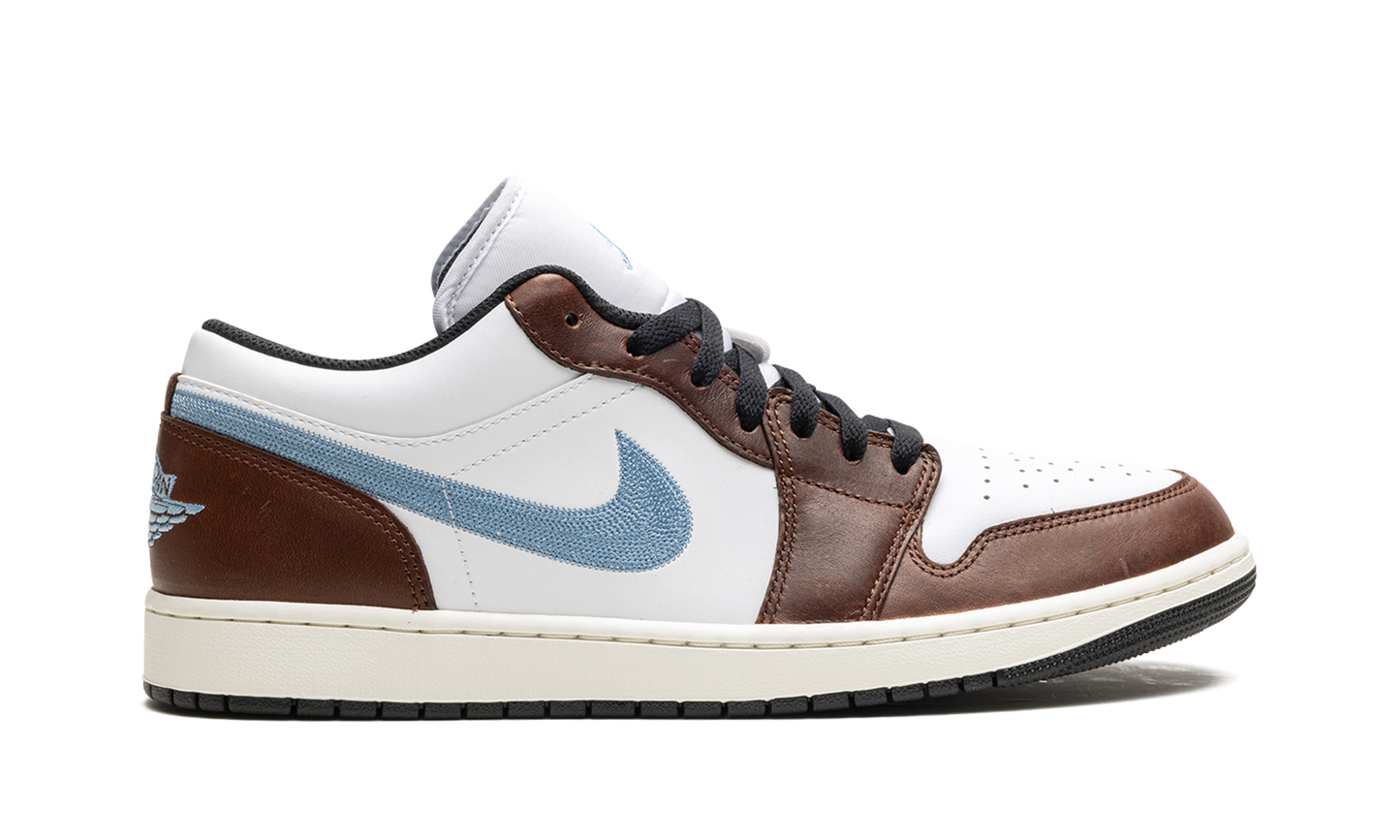 Air Jordan 1 Low SE Embroidered Swoosh - Mocha FQ7832 142