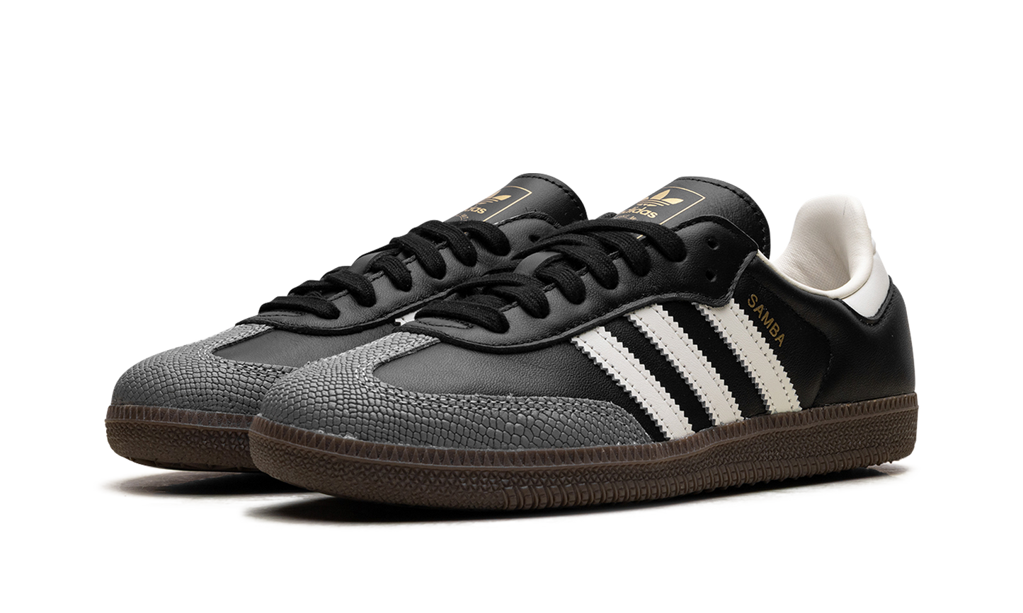 Adidas Samba OG WMNS "Black Off White Gold" JR8165