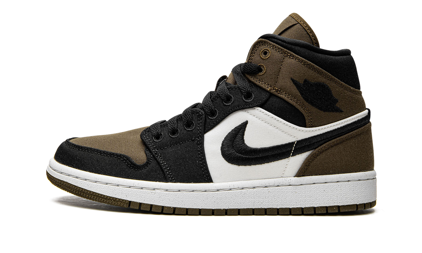 AIR JORDAN 1 MID SE WMNS Olive Toe DV0427 301