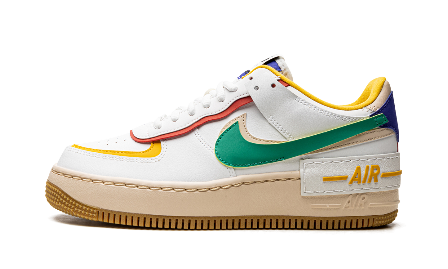 Nike AIR FORCE 1 LO SHADO MNS WMNS Summit White Neptune Green CI0919 118