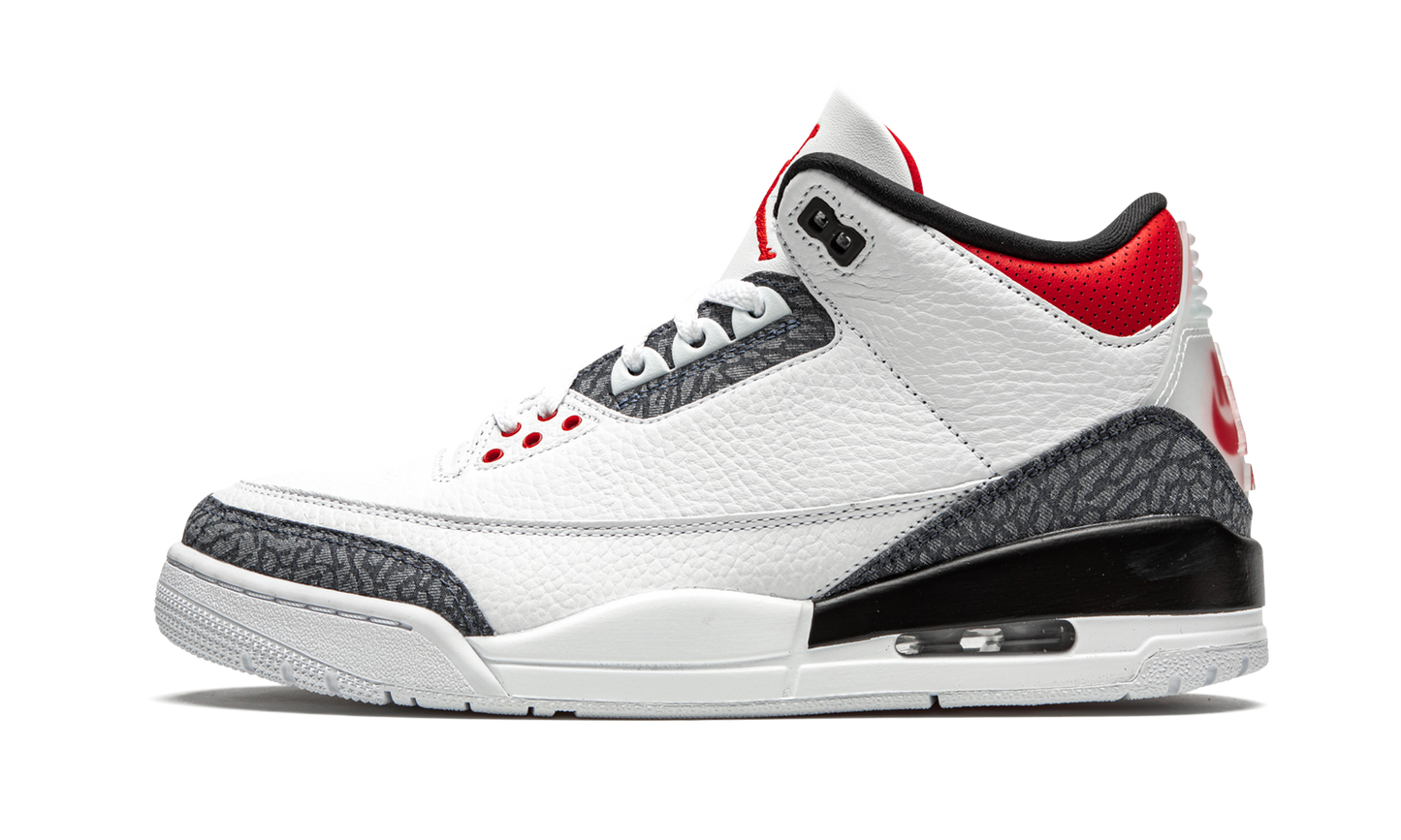 Air Jordan 3 Retro SE DNM Fire Red Denim CZ6431 100