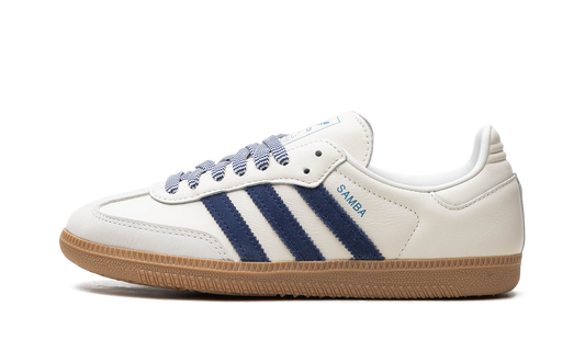 Adidas Samba OG WMNS "Off White Dark Blue" JI3907