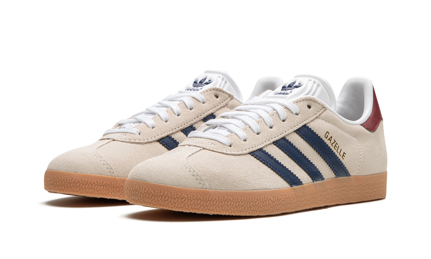 Adidas Gazelle "Off White / Dark Blue / Gum" IE0546