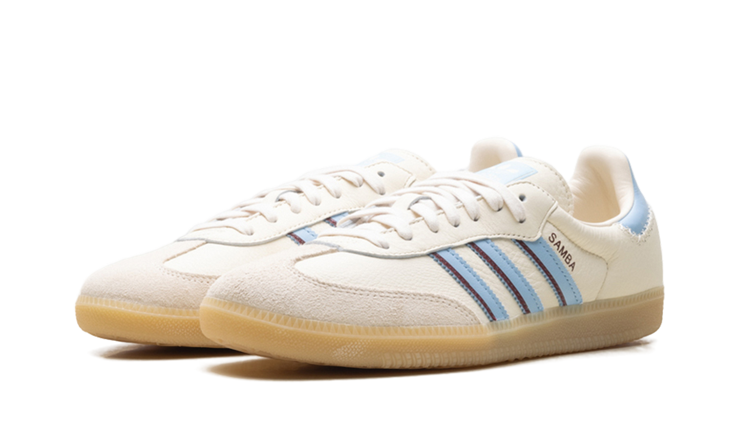 Adidas Samba OG "Wonder White / Celestial Blue" JS5041