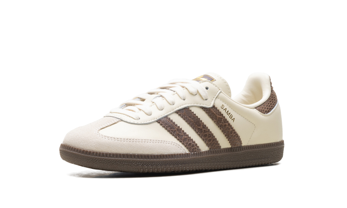 Adidas Samba OG WMNS "Cream Earth Strata Maroon" IH3980