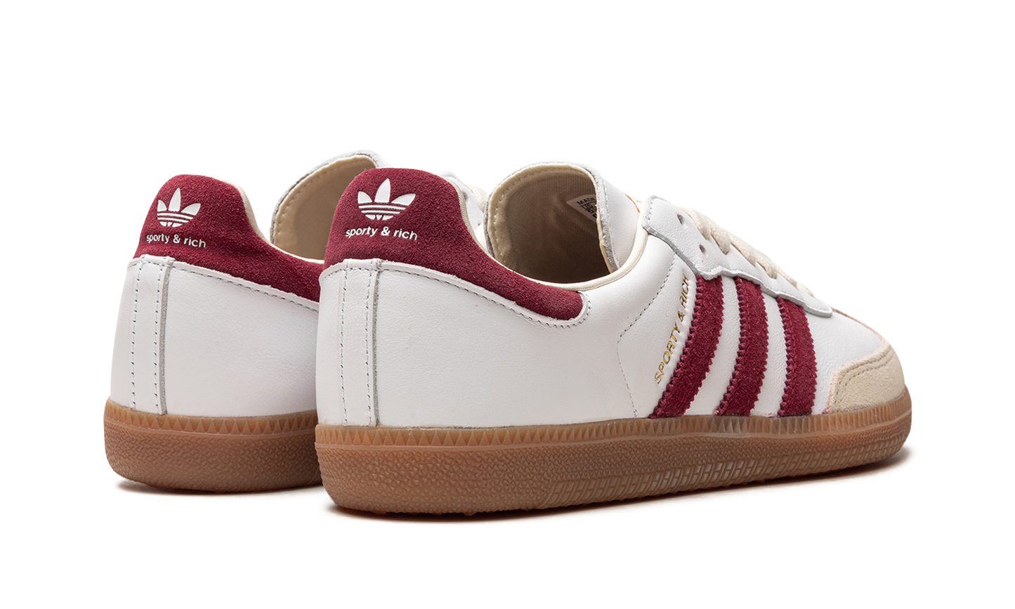 Adidas Samba OG "Sporty & Rich - White Core Burgundy" IF5660