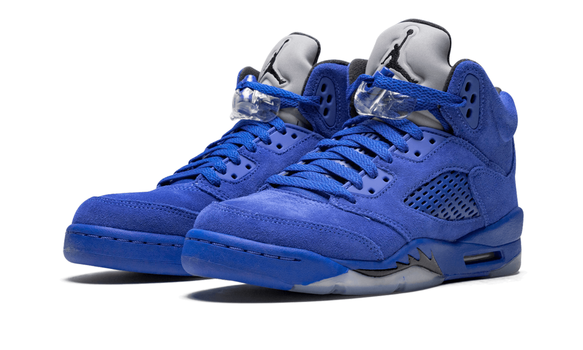 Air Jordan 5 Retro GS Blue Suede 440888 401