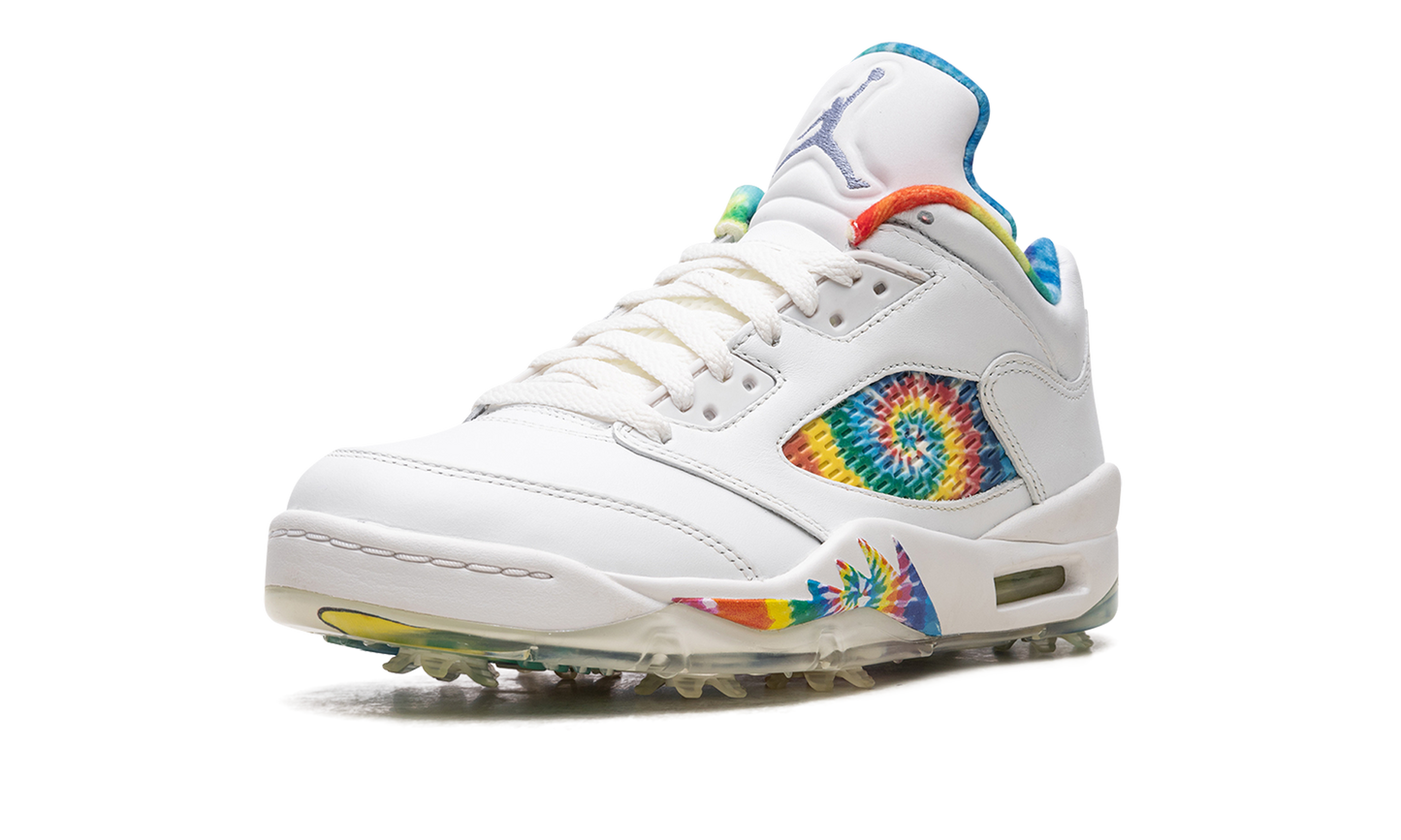 Air Jordan 5 Low Golf Peace, Love, and Golf CW4205 100