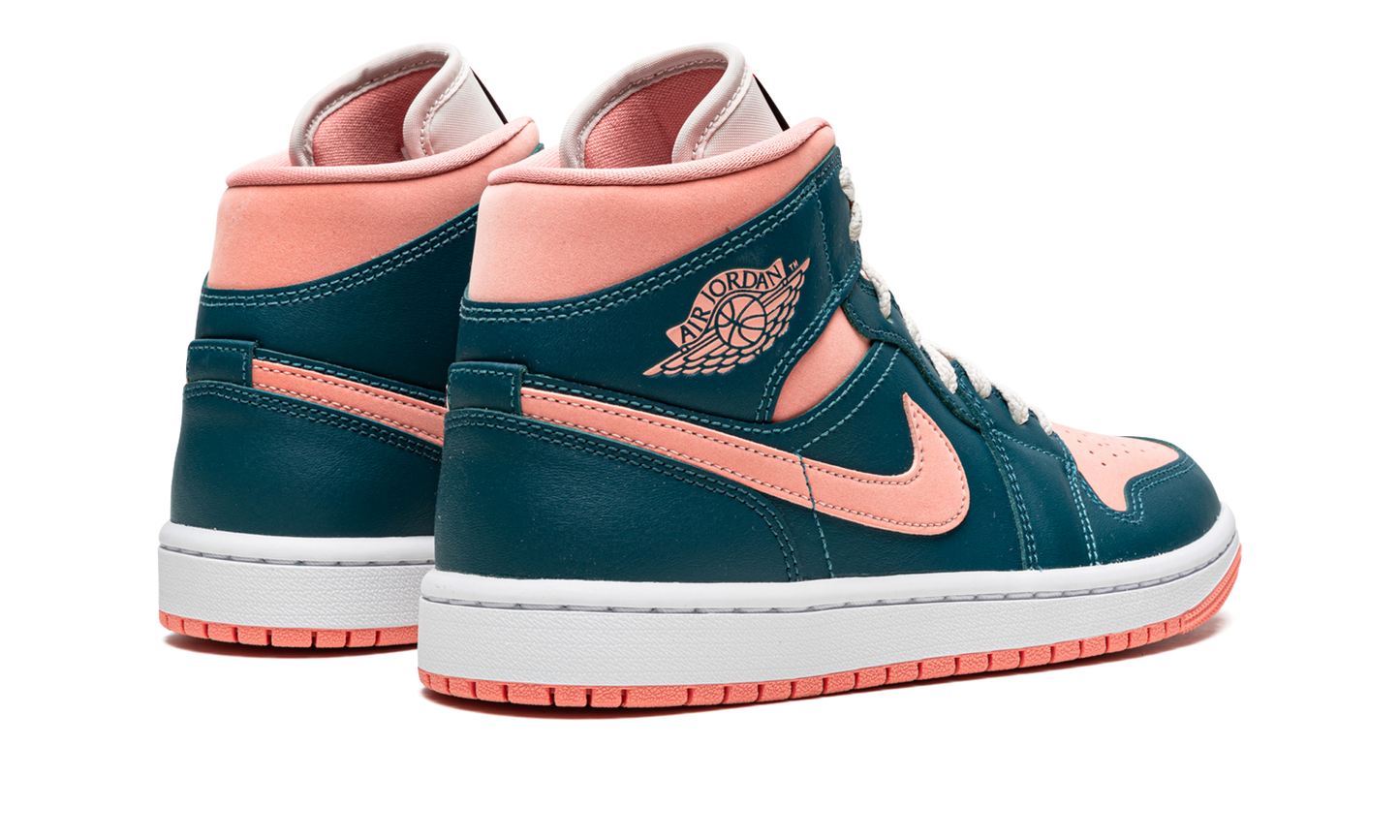 AIR JORDAN 1 MID WMNS Dark Teal Green BQ6472 308