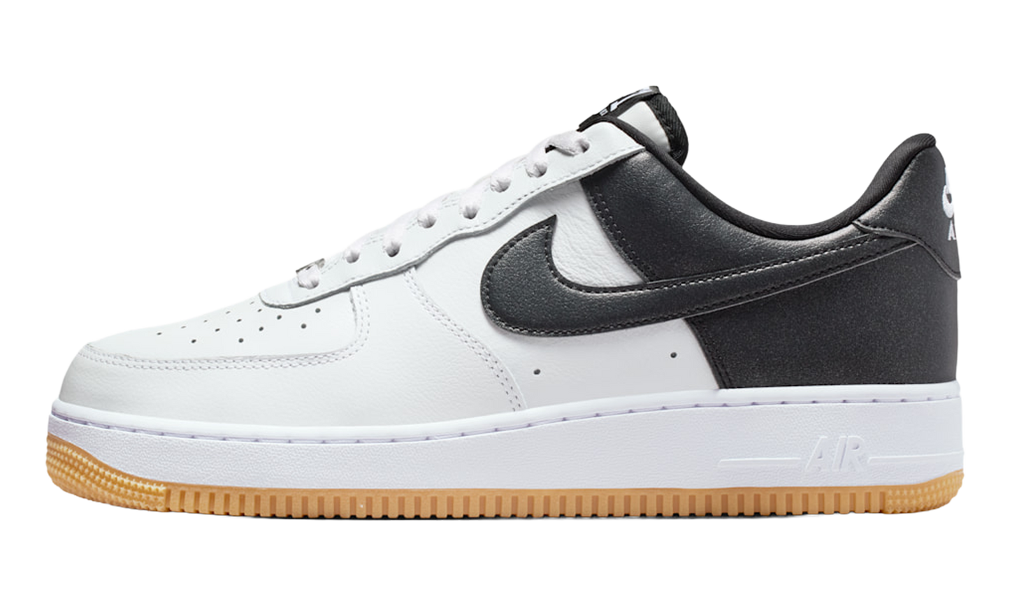 Nike Air Force 1 Low '07 LV8 "White Black Metallic Silver" IB6847 100