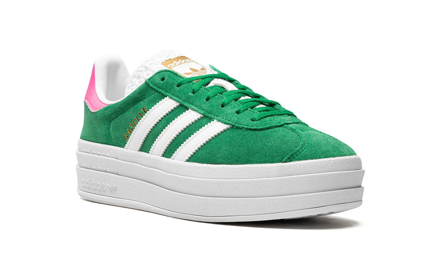 Adidas Gazelle Bold WMNS "Green Lucid Pink" IG3136