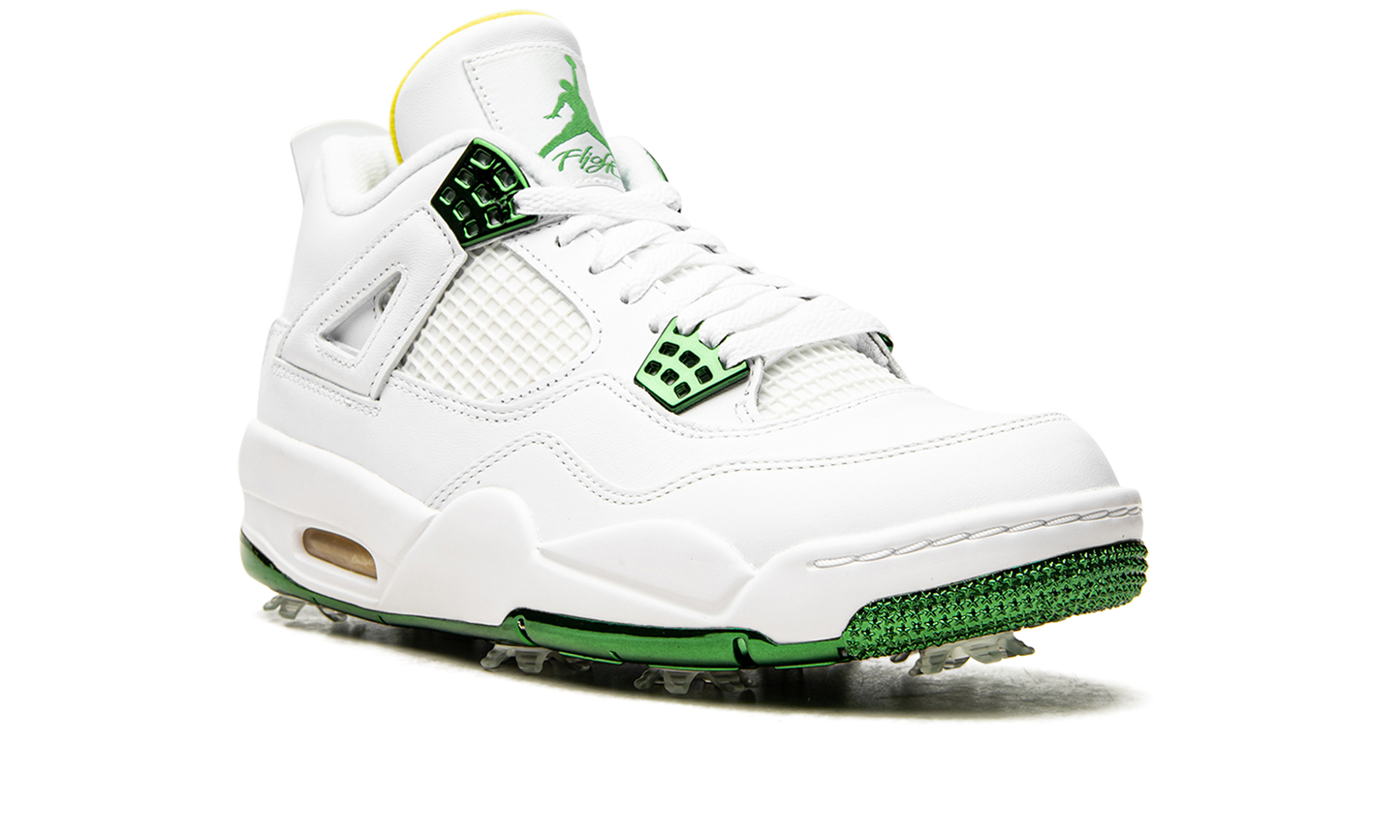 Air Jordan 4 Retro Golf Metallic Green CZ2439 100