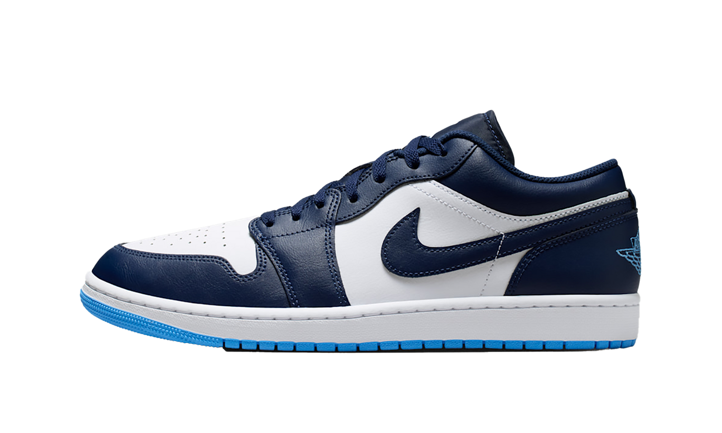 Air Jordan 1 Low Midnight Navy / University Blue 553558 404