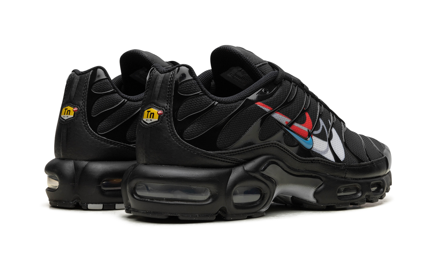 Nike Air Max Plus "Multi Swoosh Black Bright Crimson" FJ4224 001