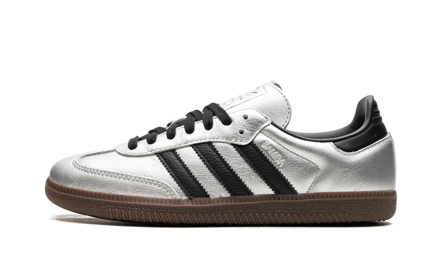 Adidas Samba OG WMNS "Silver Metallic Black Gum" JI4218