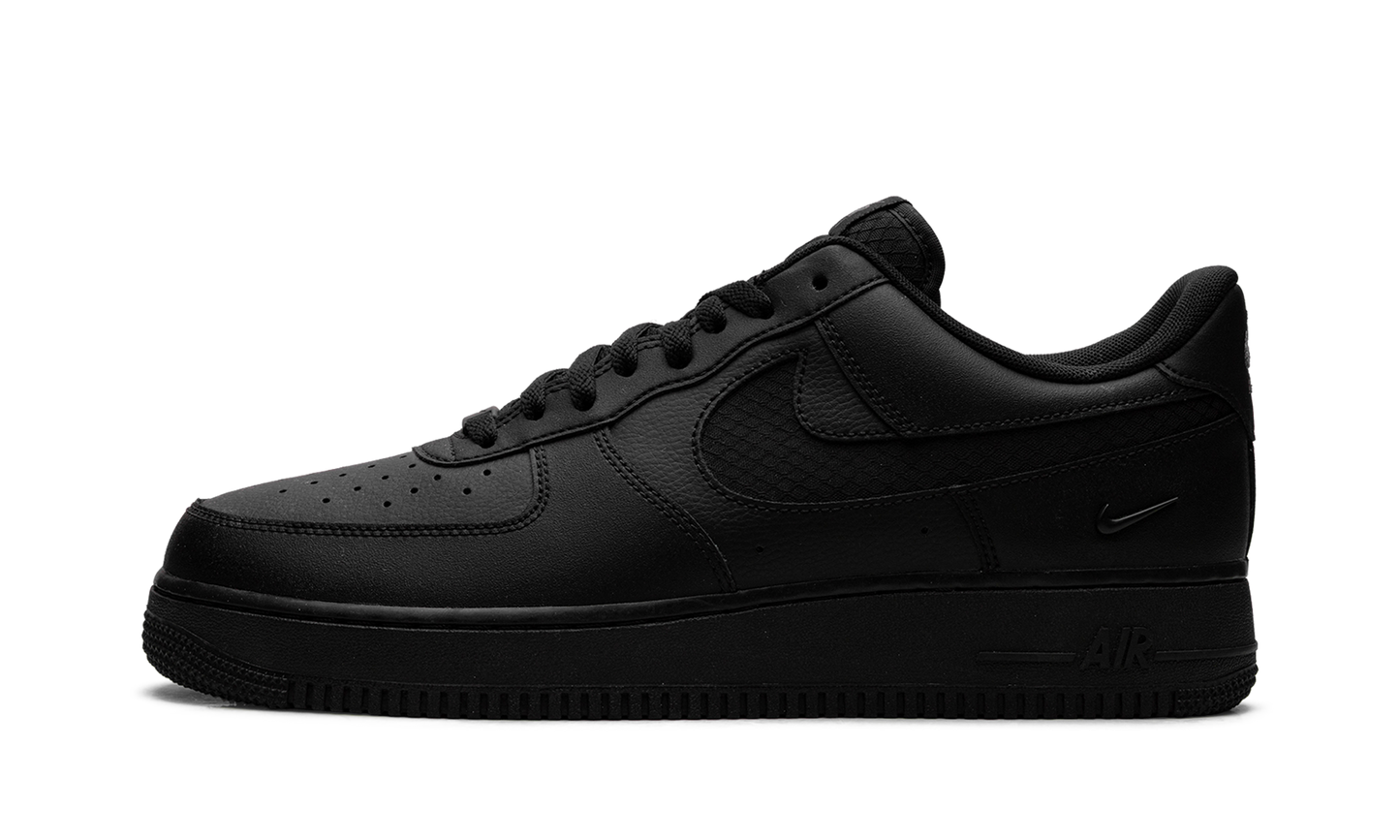 Nike Air Force 1 '07 LV8 "Triple Black Ripstop" IH4452 001