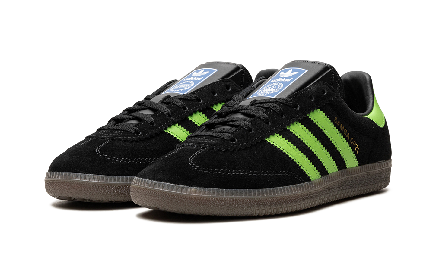 Adidas Samba Deco SPZL "Black / Lucid Lime" IF5738