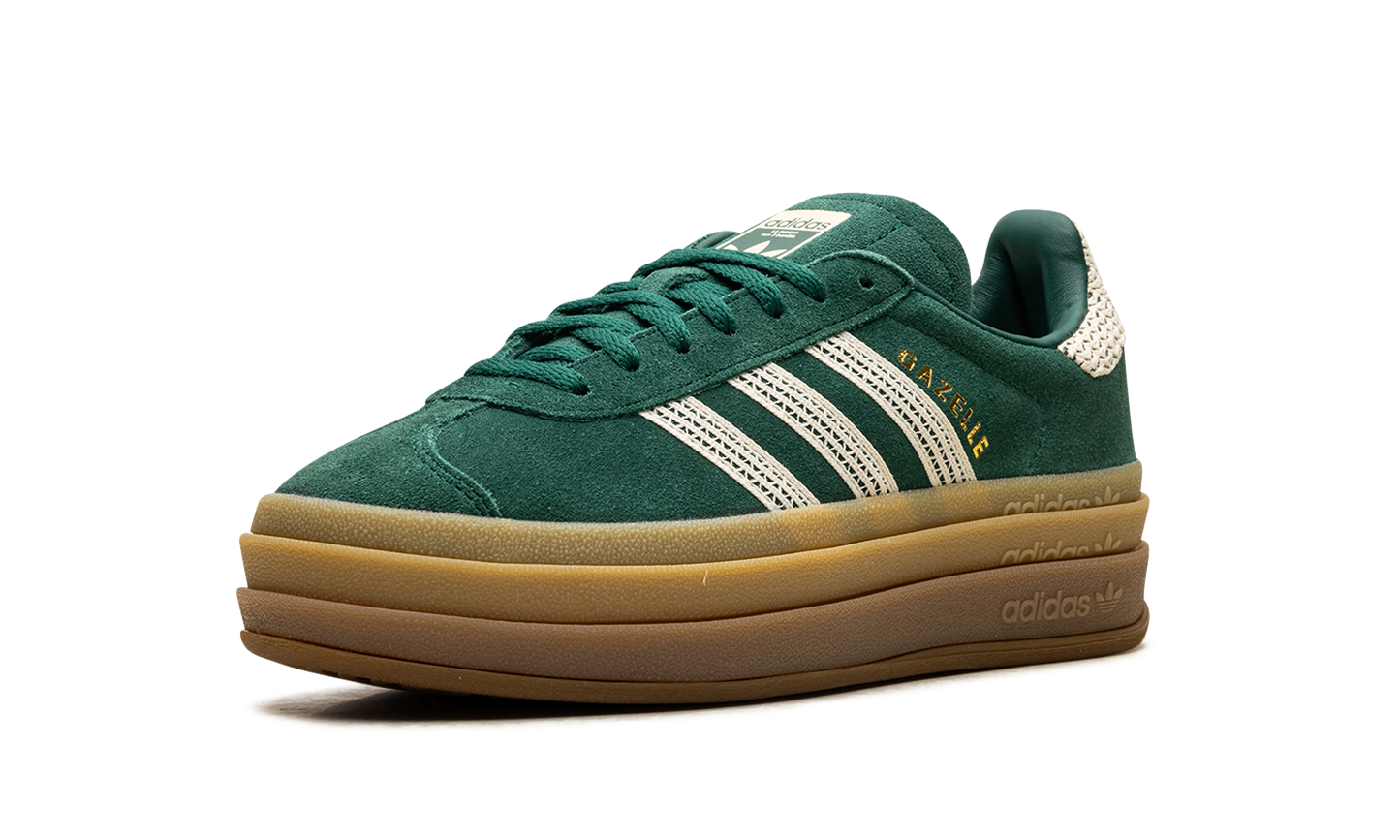Adidas Gazelle Bold WMNS "Collegiate Green White Gold" JS3358