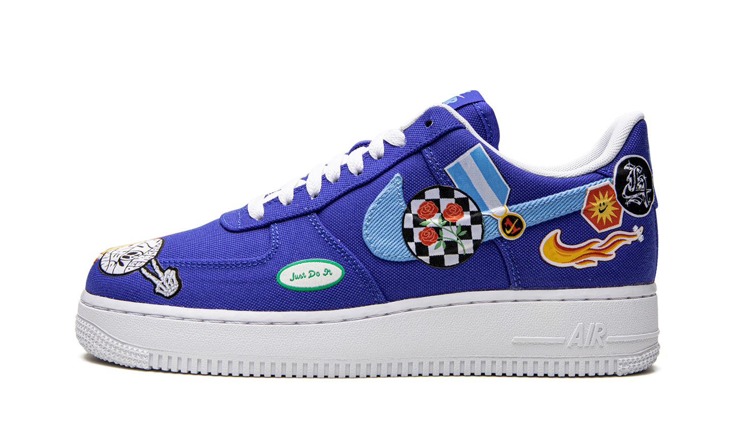 Nike AIR FORCE 1 LO '07 PRM MNS WMNS Los Angeles Patched Up DX2306 400