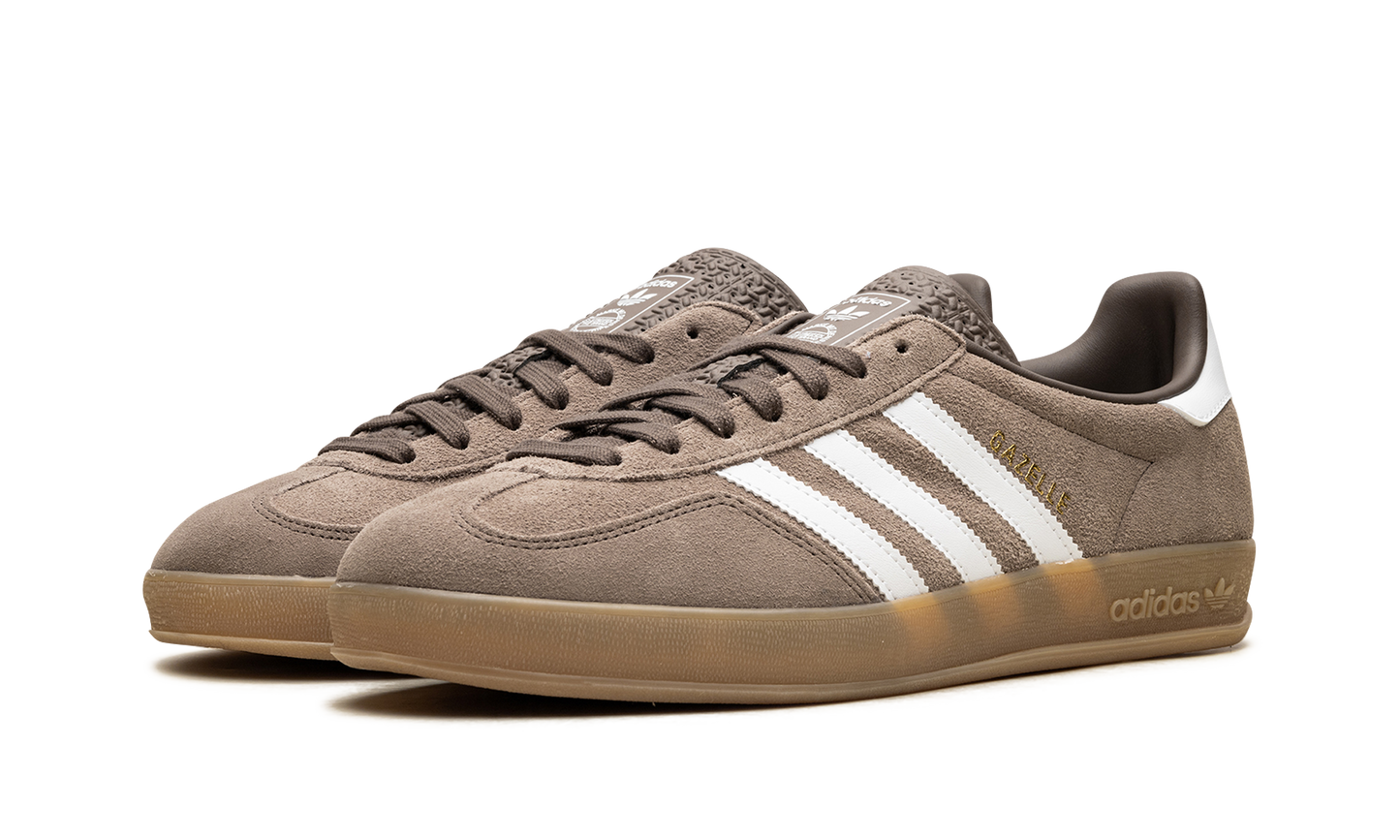 Adidas Gazelle Indoor "Earth Strata White Gold Metallic" JQ0175
