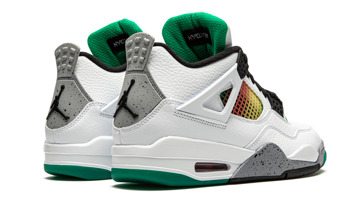 Air Jordan 4 Retro WMNS Rasta - Lucid Green AQ9129 100