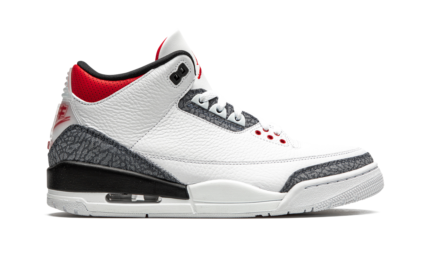 Air Jordan 3 Retro SE-T Denim Japan Exclusive - Fire Red CZ6433 100