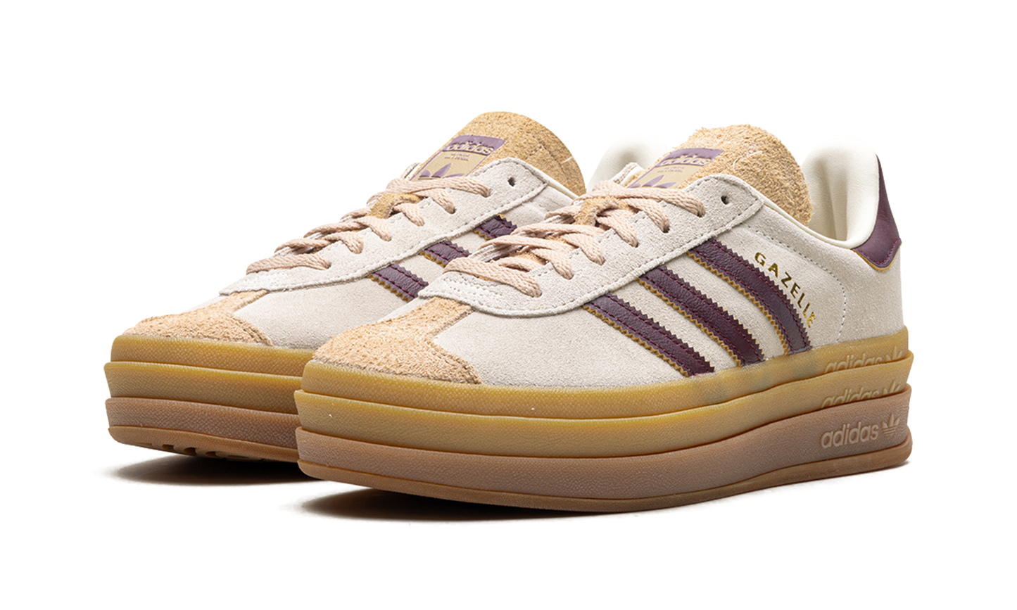 Adidas Gazelle WMNS "Cream White Maroon" JQ5127