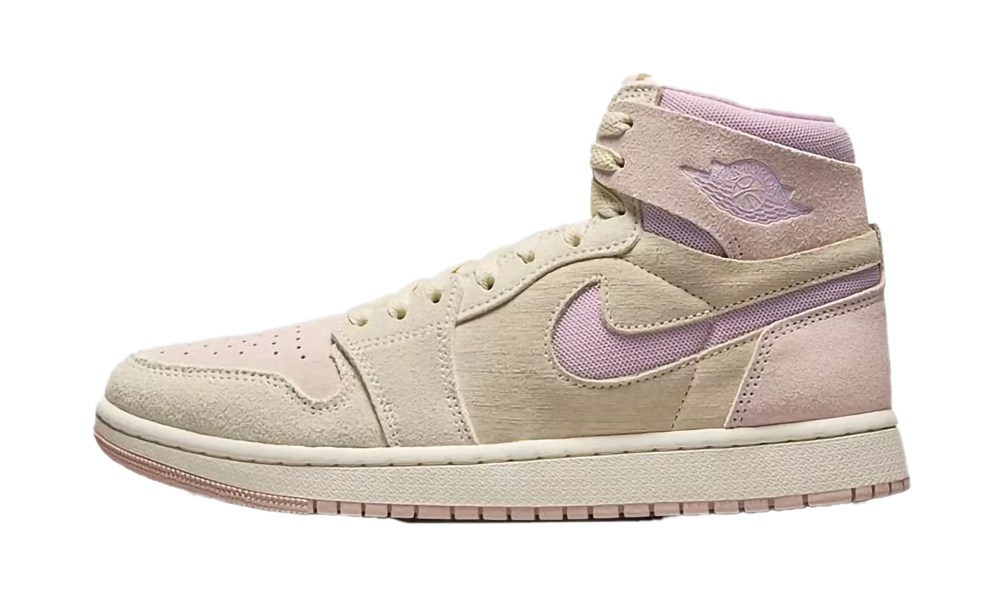 Air Jordan 1 High Zoom Air CMFT 2 WMNS Muslin Plum Chalk DV1305 100