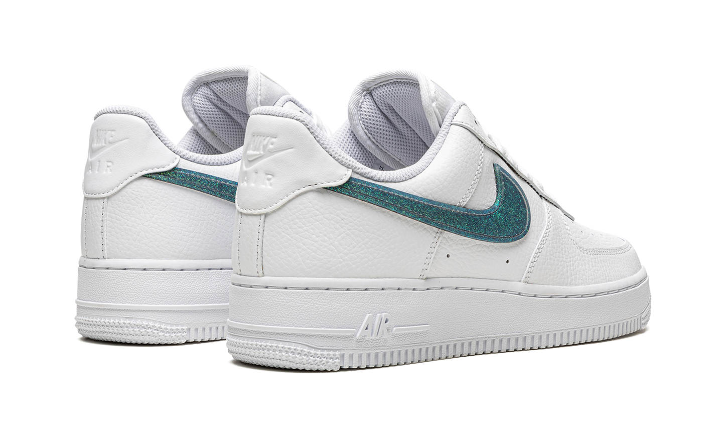 Nike AIR FORCE 1 '07 ESS WMNS Glitter Swoosh - Celery DH4407 100