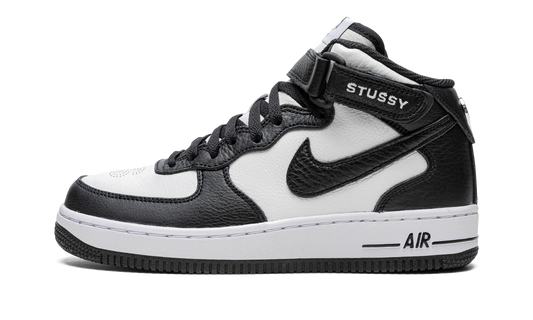 Nike Air Force 1 Mid "Stussy - Light Bone Black" DJ7840 002