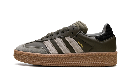 Adidas Samba XLG "Olive Strata Wonder Beige Gold Metallic" JQ2387