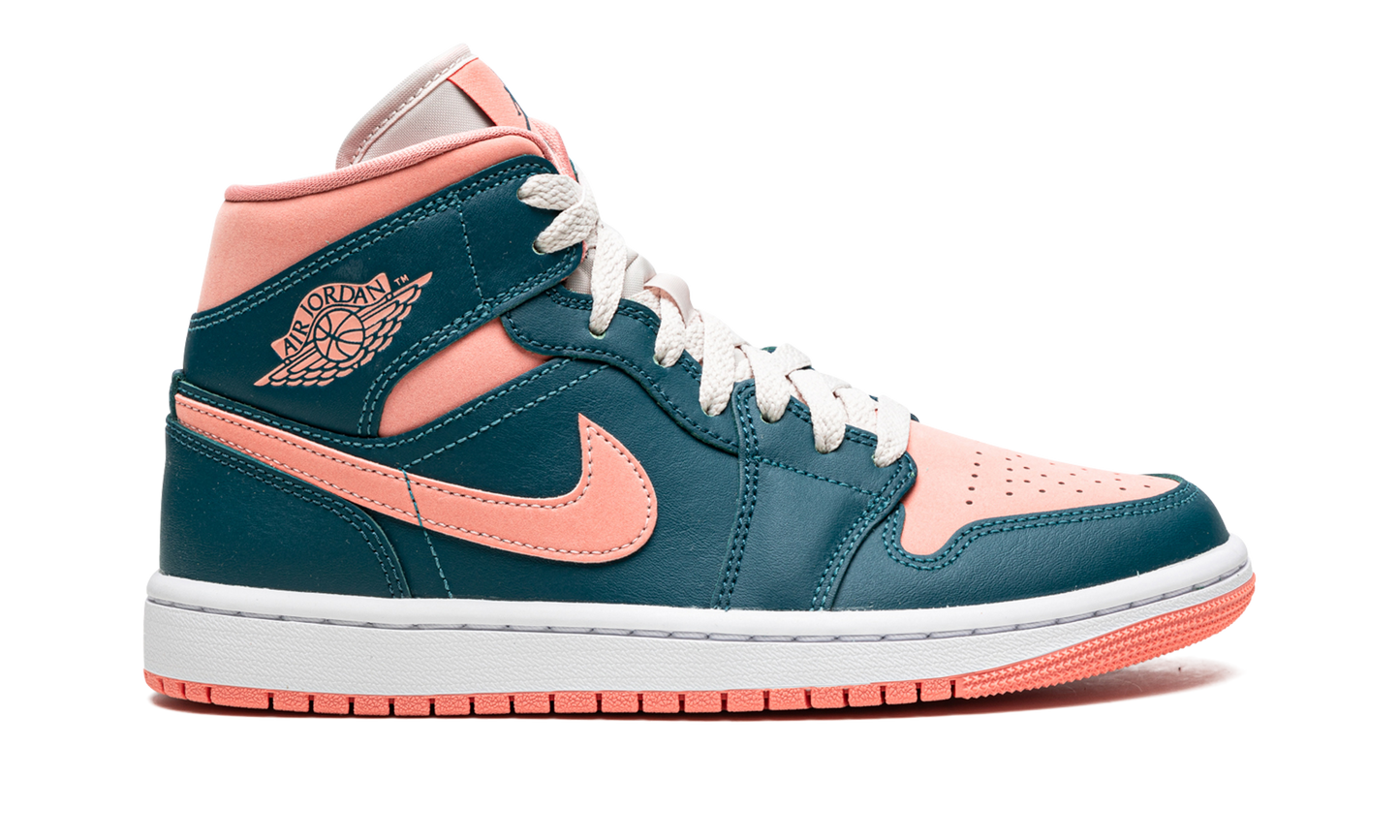 AIR JORDAN 1 MID WMNS Dark Teal Green BQ6472 308
