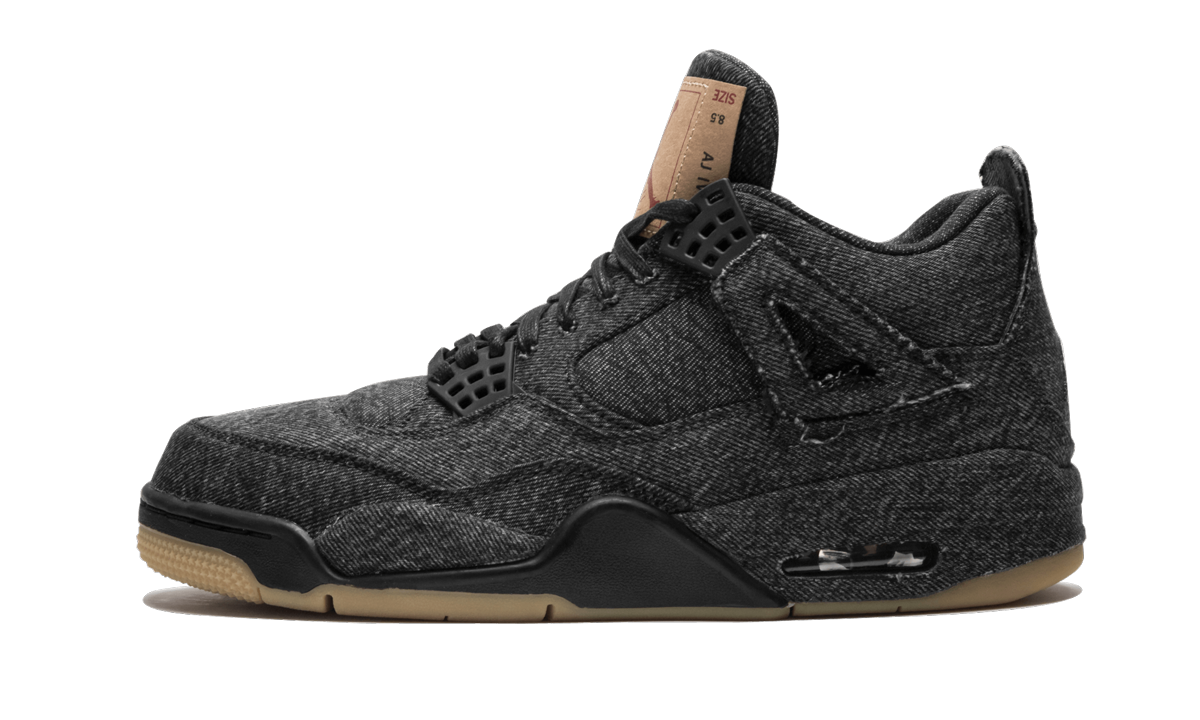 Air Jordan 4 Retro Levis NRG Black Levis AO2571 001