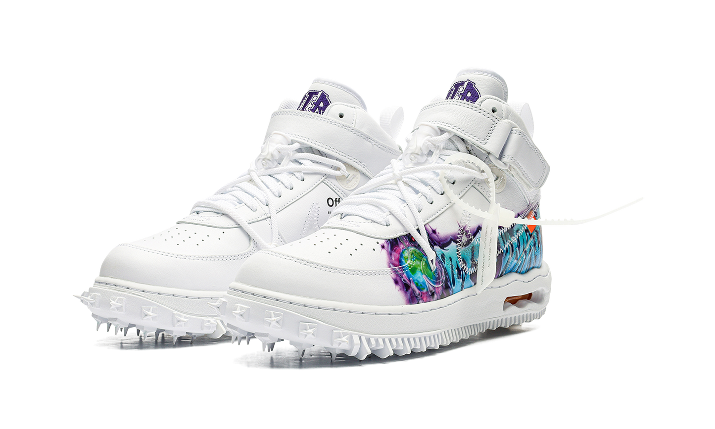 Nike Air Force 1 Mid "Off-White - Graffiti White" DR0500 100