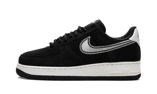 Nike Air Force 1 Low '07 LV8 "Black Sail Embroidered Swoosh" HJ4465 001