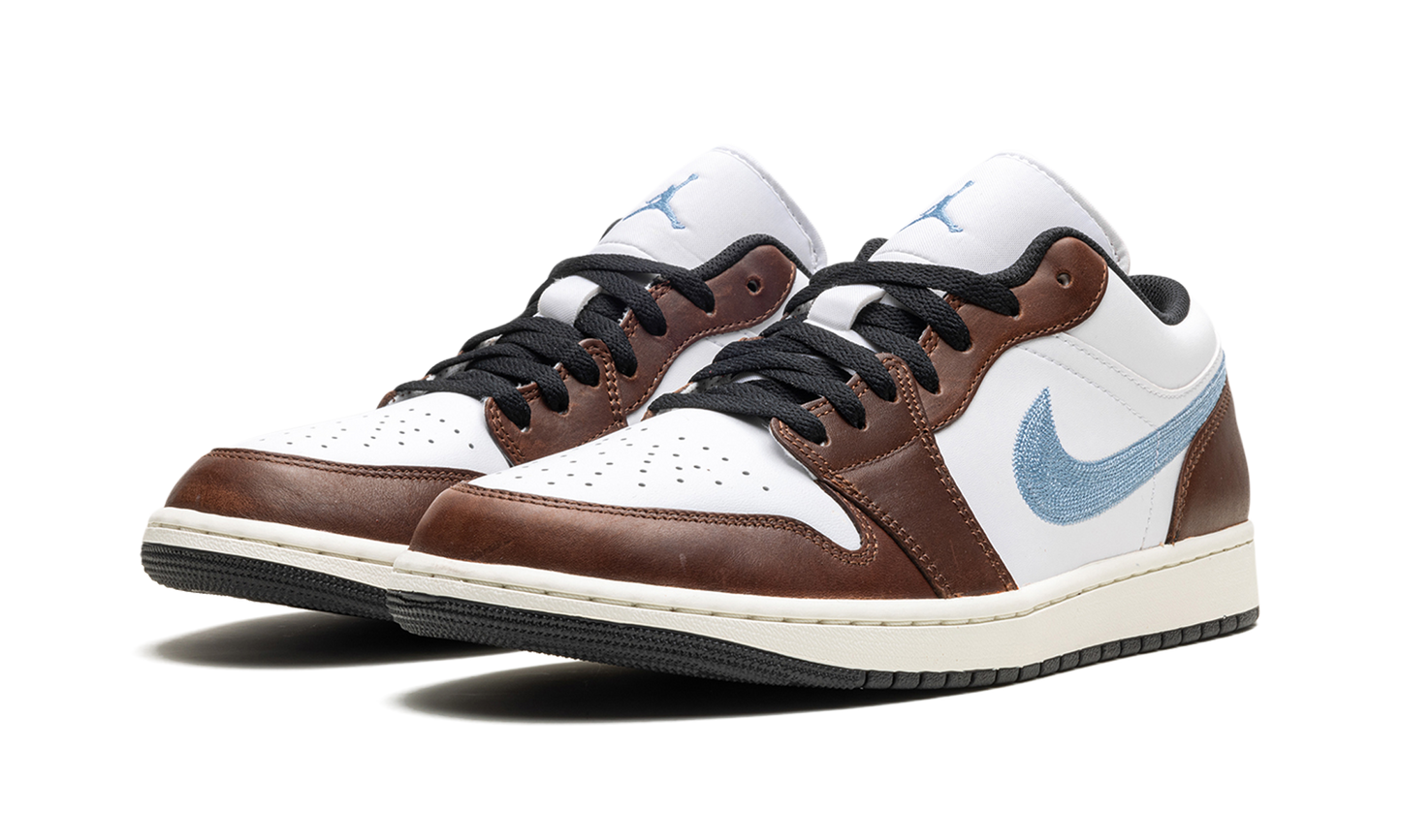 Air Jordan 1 Low SE Embroidered Swoosh - Mocha FQ7832 142