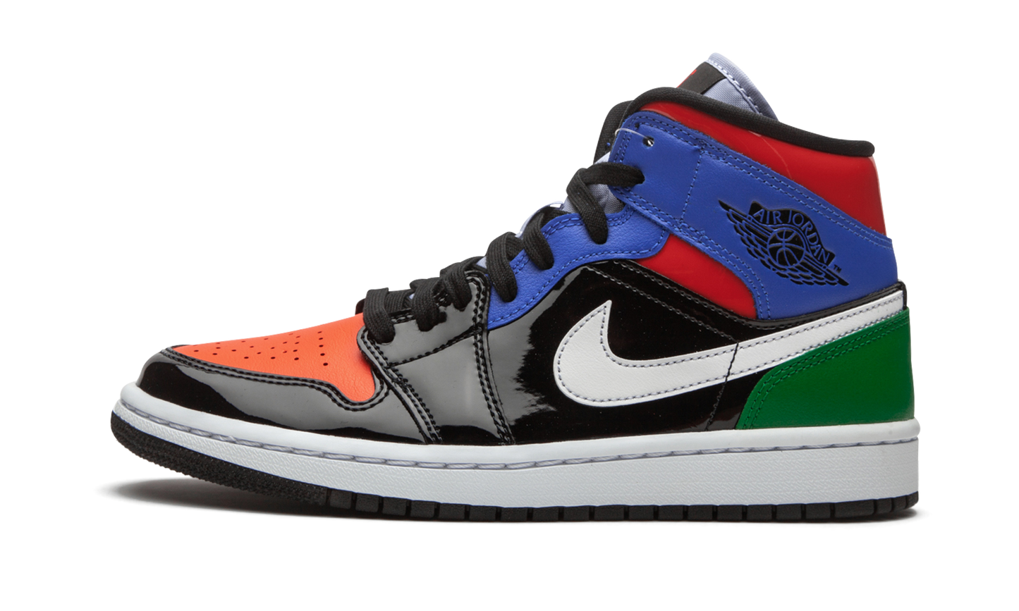 AIR JORDAN 1 MID SE WMNS Multicolor Patent CV5276 001