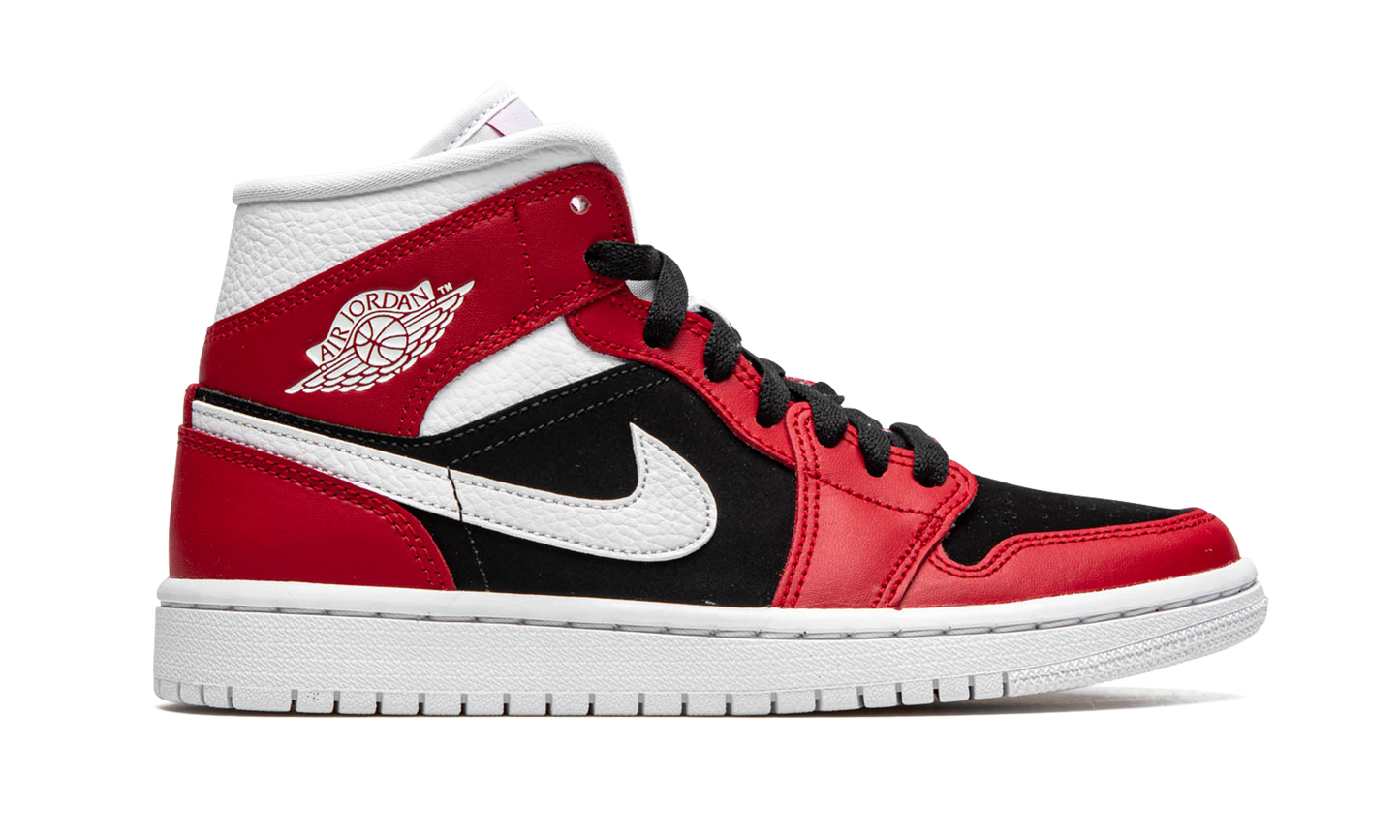 AIR JORDAN 1 MID WMNS Gym Red / Black BQ6472 601